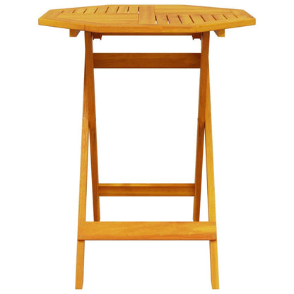 Vouw Bistro Set 3 Pcs Bruin Massief Acaciahout 70 cm tafel diameter