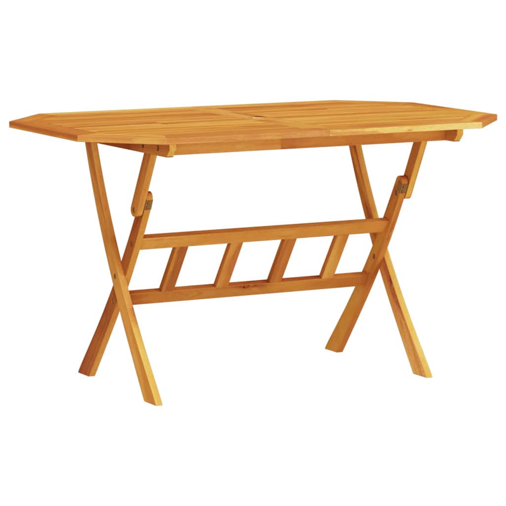 Tuin Eetset 5 Pcs Bruin Massief Acaciahout 4x stoel + tafel