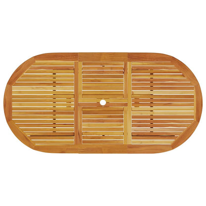Tuin Eetset 7 Pcs Bruin Massief Acaciahout
