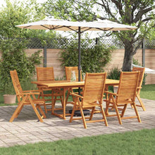 Tuin eettafelset 7 pcs Bruin Massief Acaciahout