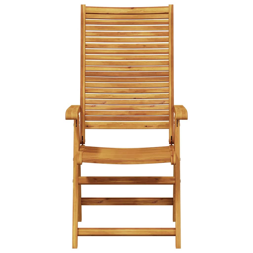 Tuin Eetset 7 Pcs Bruin Massief Acaciahout Rechthoekige tafel + 6 stoelen