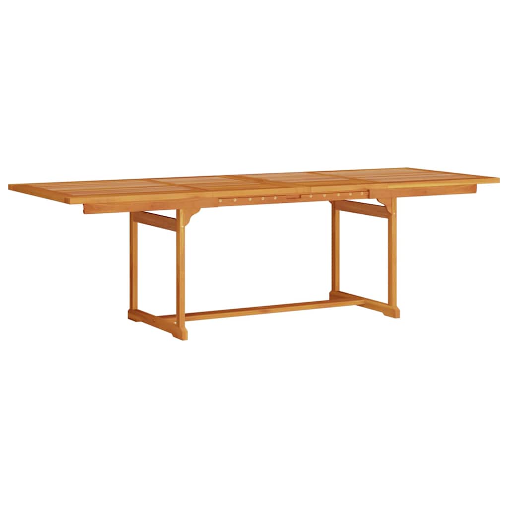 Tuin Eetset 7 Pcs Bruin Massief Acaciahout 6x stoel + rechthoekige tafel