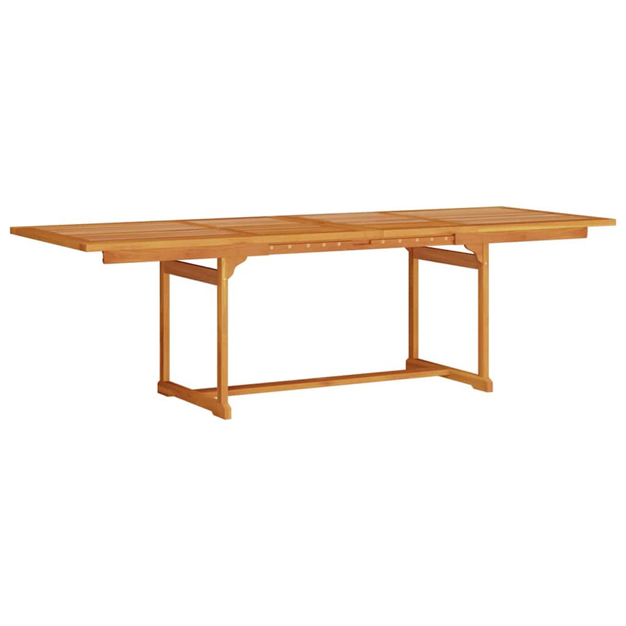Tuin Eetset 7 Pcs Bruin Massief Acaciahout 6x stoel + rechthoekige tafel