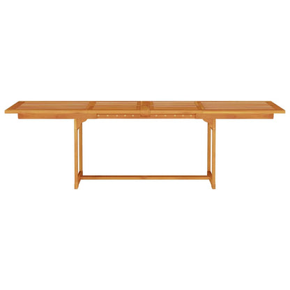 Tuin Eetset 9 Pcs Bruin Massief Acaciahout 8x stoel + rechthougige tafel
