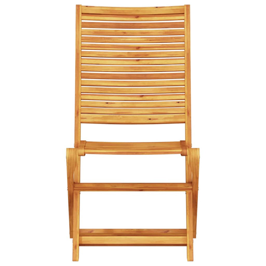 Tuin Eetset 5 Pcs Bruin Massief Acaciahout 4x stoel zonder armleuningen + tafel