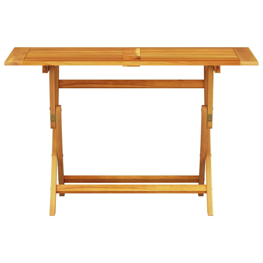 Tuin Eetset 5 Pcs Bruin Massief Acaciahout 4x stoel zonder armleuningen + tafel