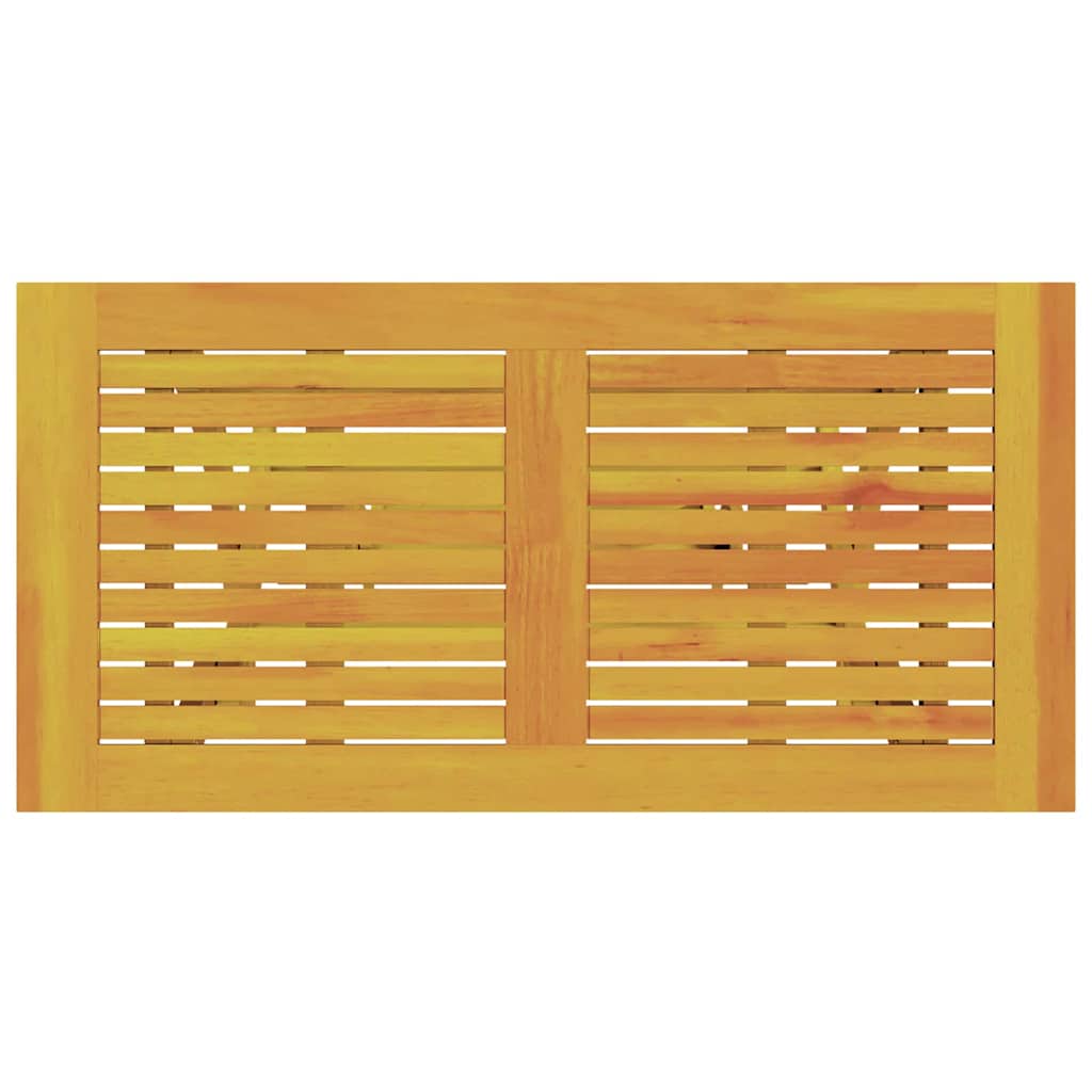 Tuin Eetset Met Kussen 5 Pcs Bruin Massief Acaciahout