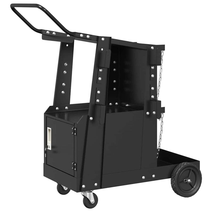 Laswagen Zwart 91 X 47 X 96 Cm Staal