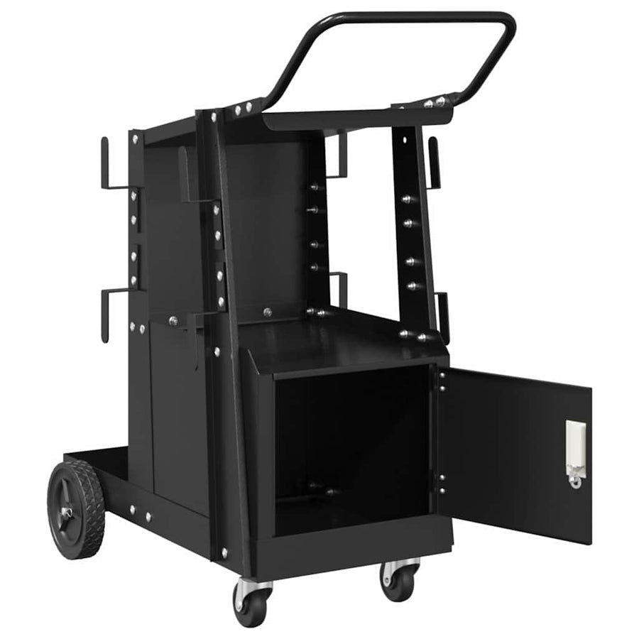 Laswagen Zwart 91 X 47 X 96 Cm Staal