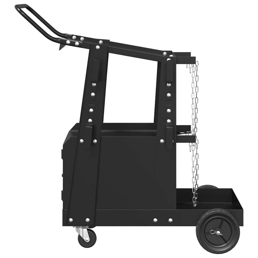 Laswagen Zwart 91 X 47 X 96 Cm Staal