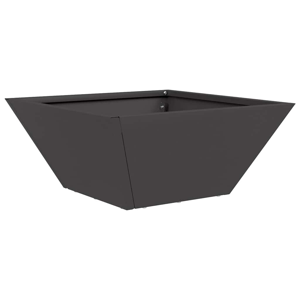 Plastic Plantenbak 5 pcs Zwart 35 x 35 x 15 cm Staal