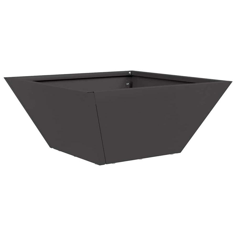Plastic Plantenbak 5 pcs Zwart 35 x 35 x 15 cm Staal