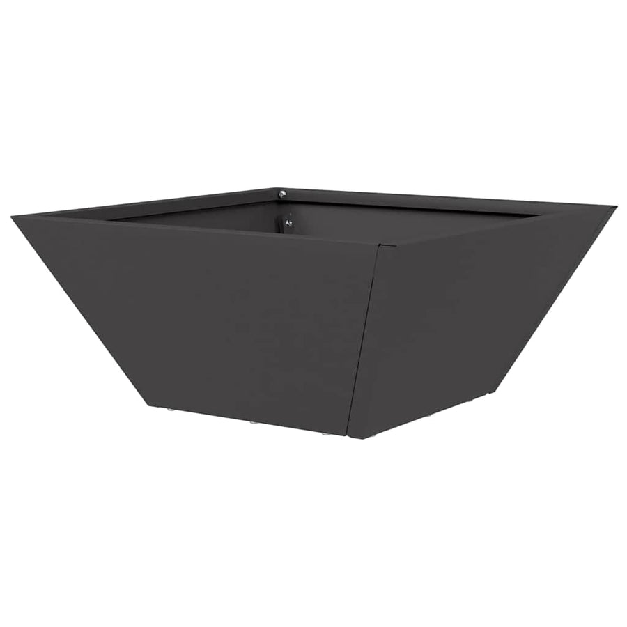 Plastic Plantenbak 5 pcs Zwart 35 x 35 x 15 cm Staal