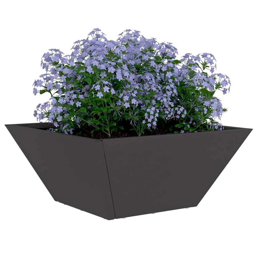 Plastic Plantenbak 5 pcs Zwart 35 x 35 x 15 cm Staal
