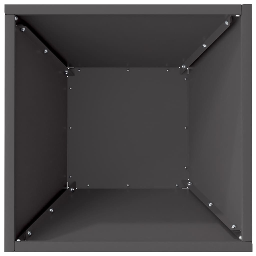 Plastic Plantenbak 5 pcs Zwart 35 x 35 x 15 cm Staal
