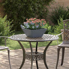 Garden Planter 5 pcs Anthracite 35 x 35 x 15 cm Cold-rolled steel