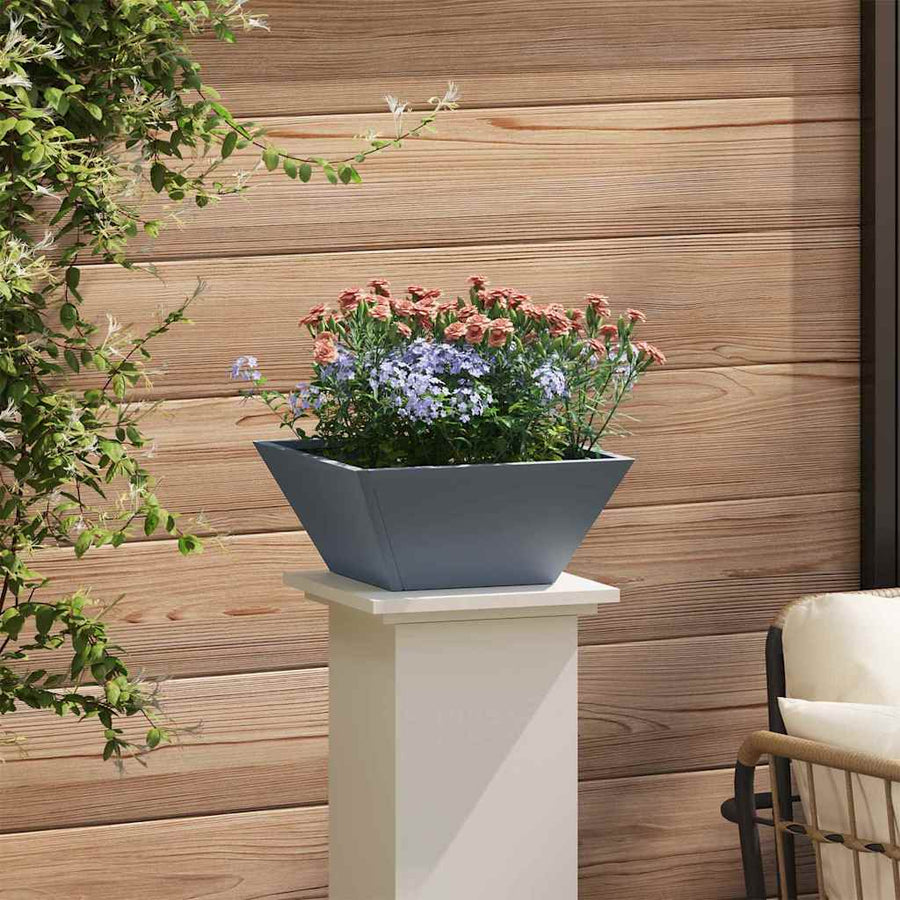 Plastic Plantenbak 5 pcs Antraciet 35 x 35 x 15 cm Staal