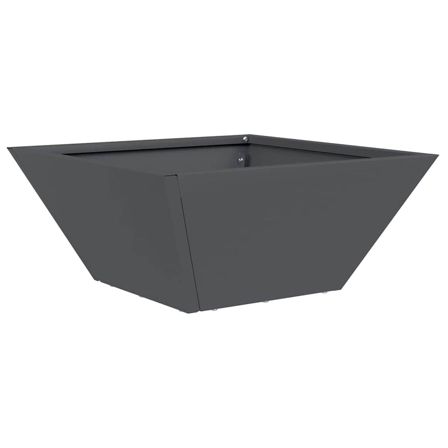 Plastic Plantenbak 5 pcs Antraciet 35 x 35 x 15 cm Staal