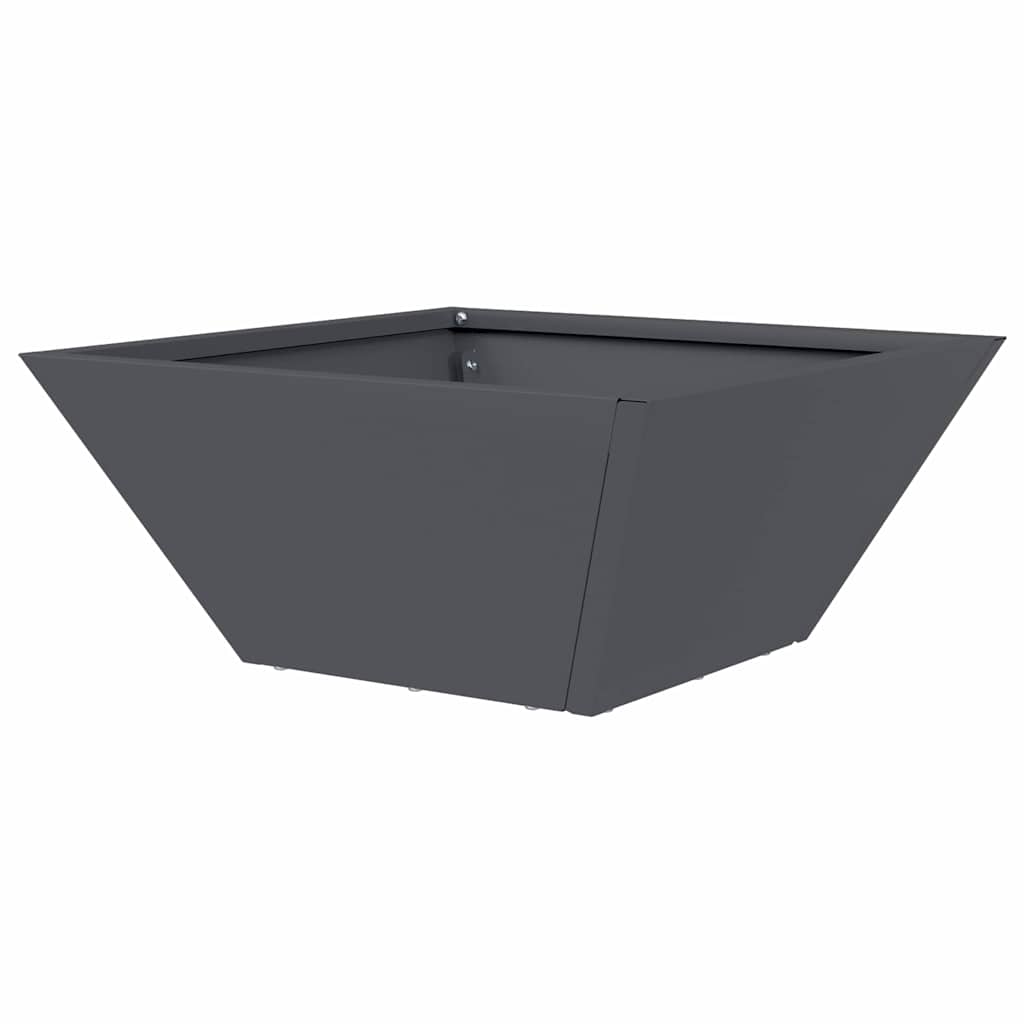 Plastic Plantenbak 5 pcs Antraciet 35 x 35 x 15 cm Staal