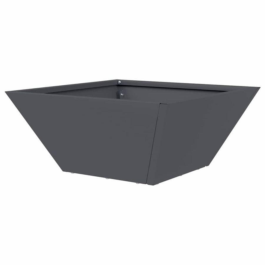 Plastic Plantenbak 5 pcs Antraciet 35 x 35 x 15 cm Staal