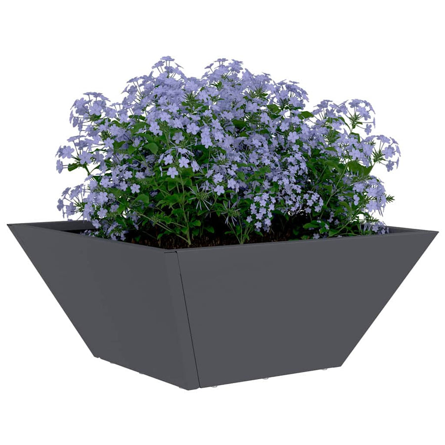 Plastic Plantenbak 5 pcs Antraciet 35 x 35 x 15 cm Staal