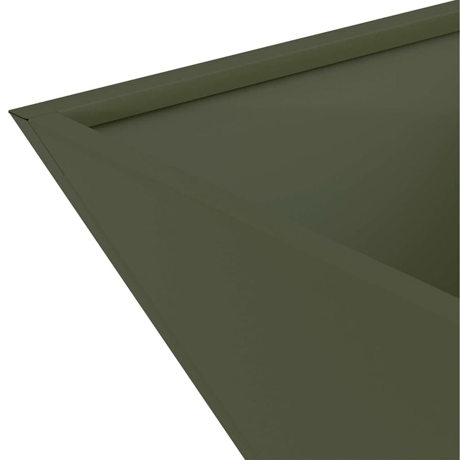 Tuin Bloempot Olijf Groen 35 x 35 x 15 cm Koudgewalst staal