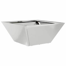 Tuin Bloempot Zilver 35 x 35 x 15 cm Gegalvaniseerd staal