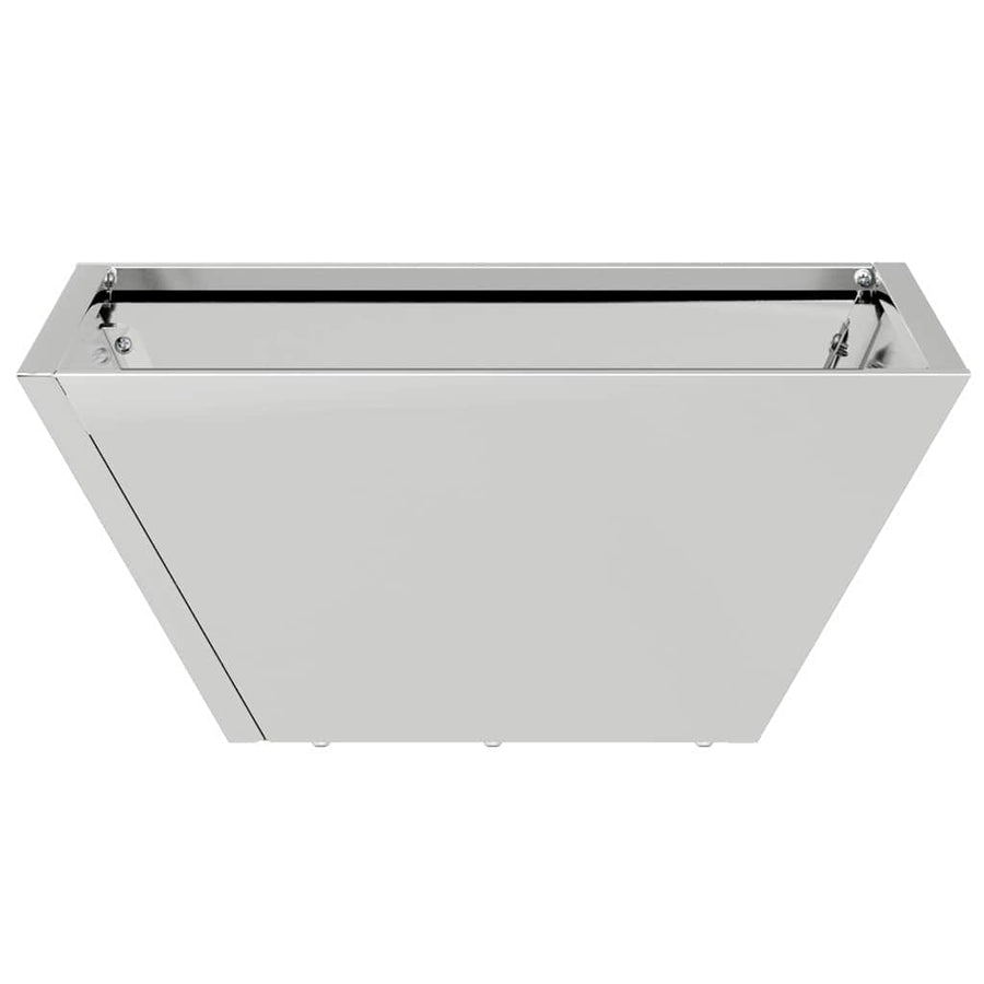 Tuin Bloempot Zilver 35 x 35 x 15 cm Gegalvaniseerd staal
