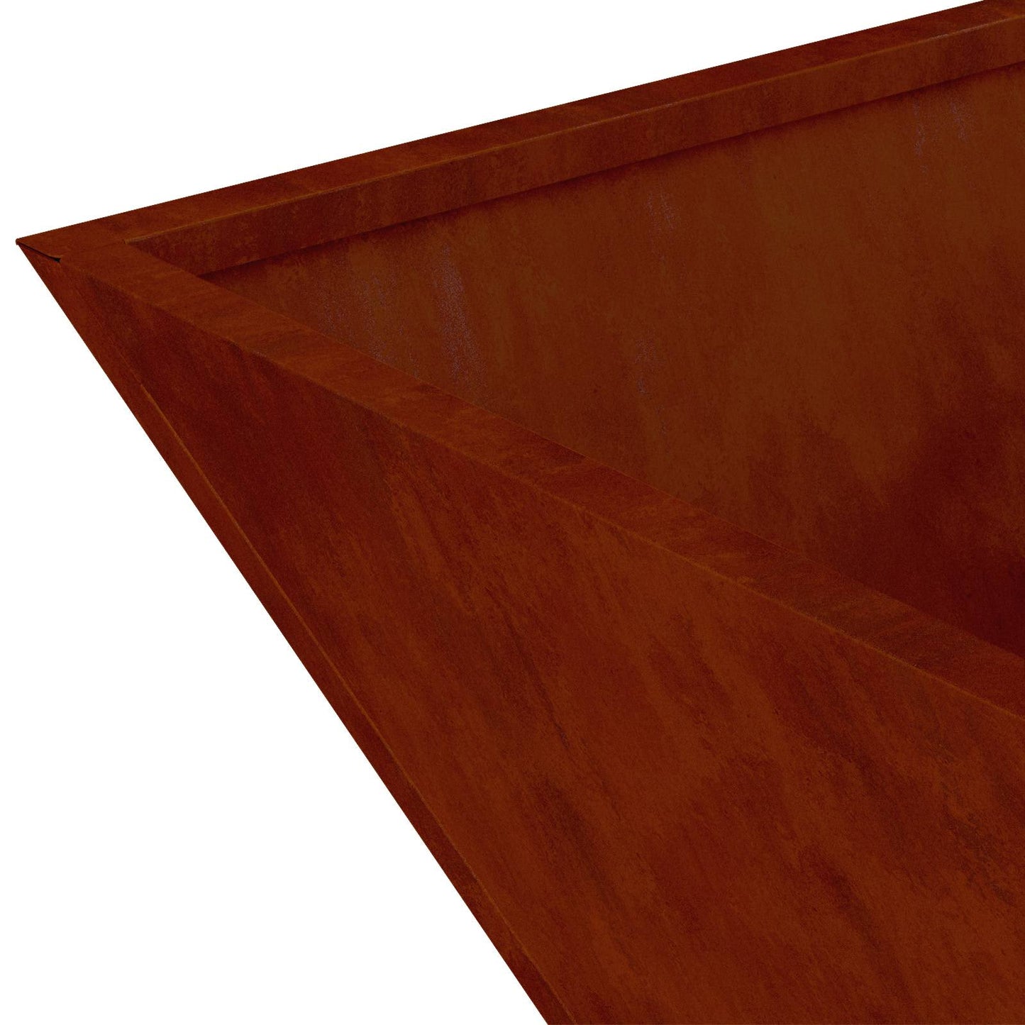 Tuin Bloempot Roestig 35 x 35 x 15 cm Cortenstaal