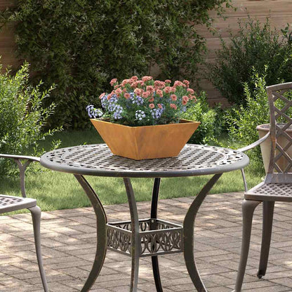 Tuin Bloempot Roestig 35 x 35 x 15 cm Cortenstaal