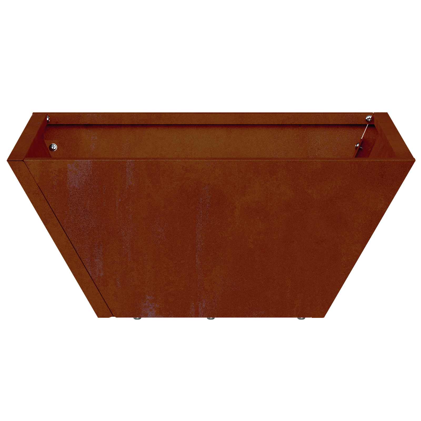 Tuin Bloempot Roestig 35 x 35 x 15 cm Cortenstaal