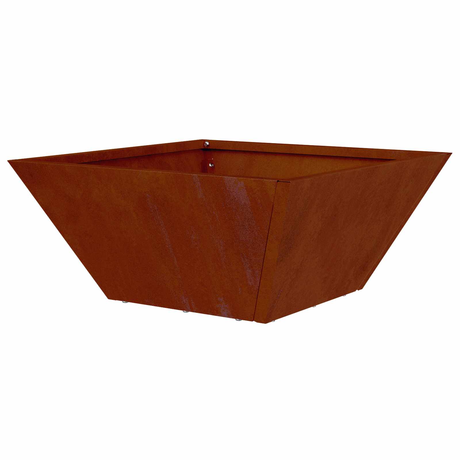 Tuin Bloempot 5 pcs Roestig 35 x 35 x 15 cm Cortenstaal