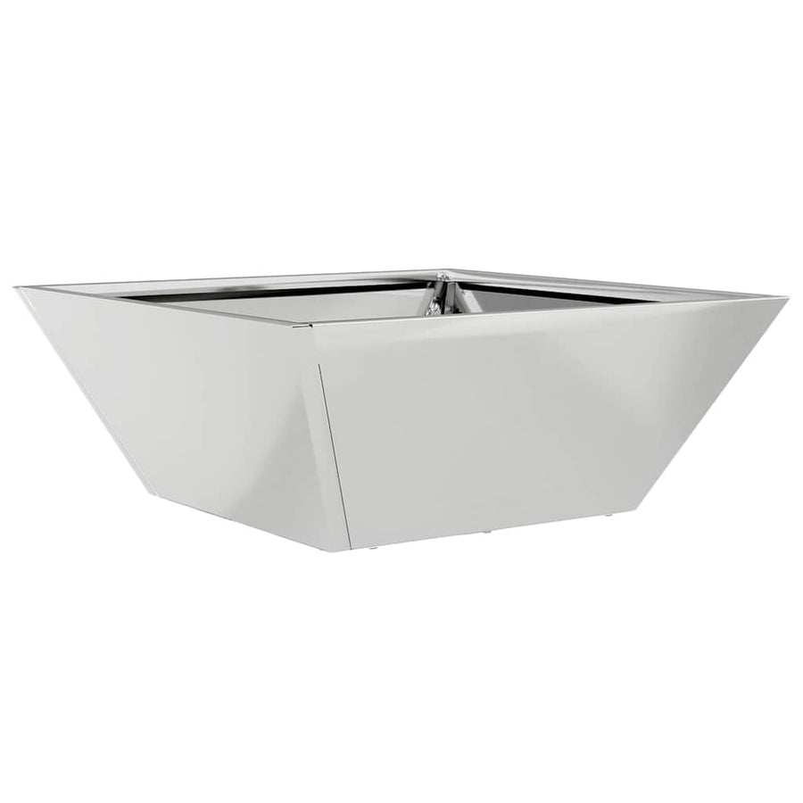 Tuin Kom Plantenbakken Set van 5 40x40x15 cm Gegalvaniseerd Staal