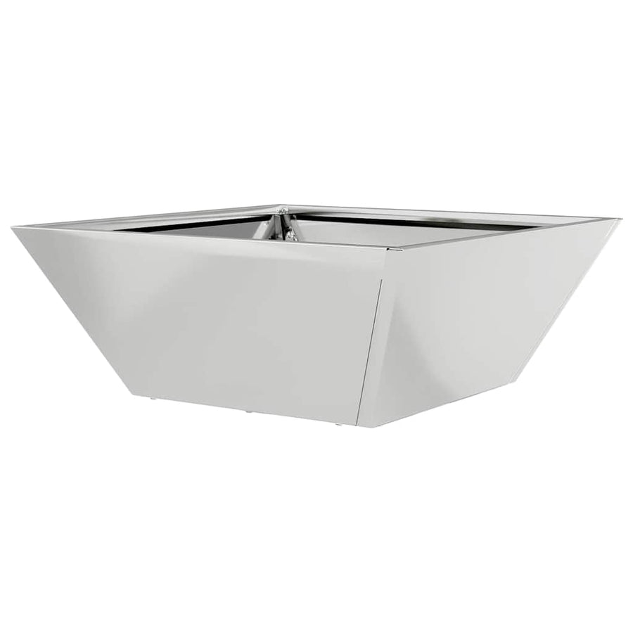Tuin Kom Plantenbakken Set van 5 40x40x15 cm Gegalvaniseerd Staal
