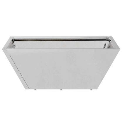 Tuin Kom Plantenbakken Set van 5 40x40x15 cm Gegalvaniseerd Staal
