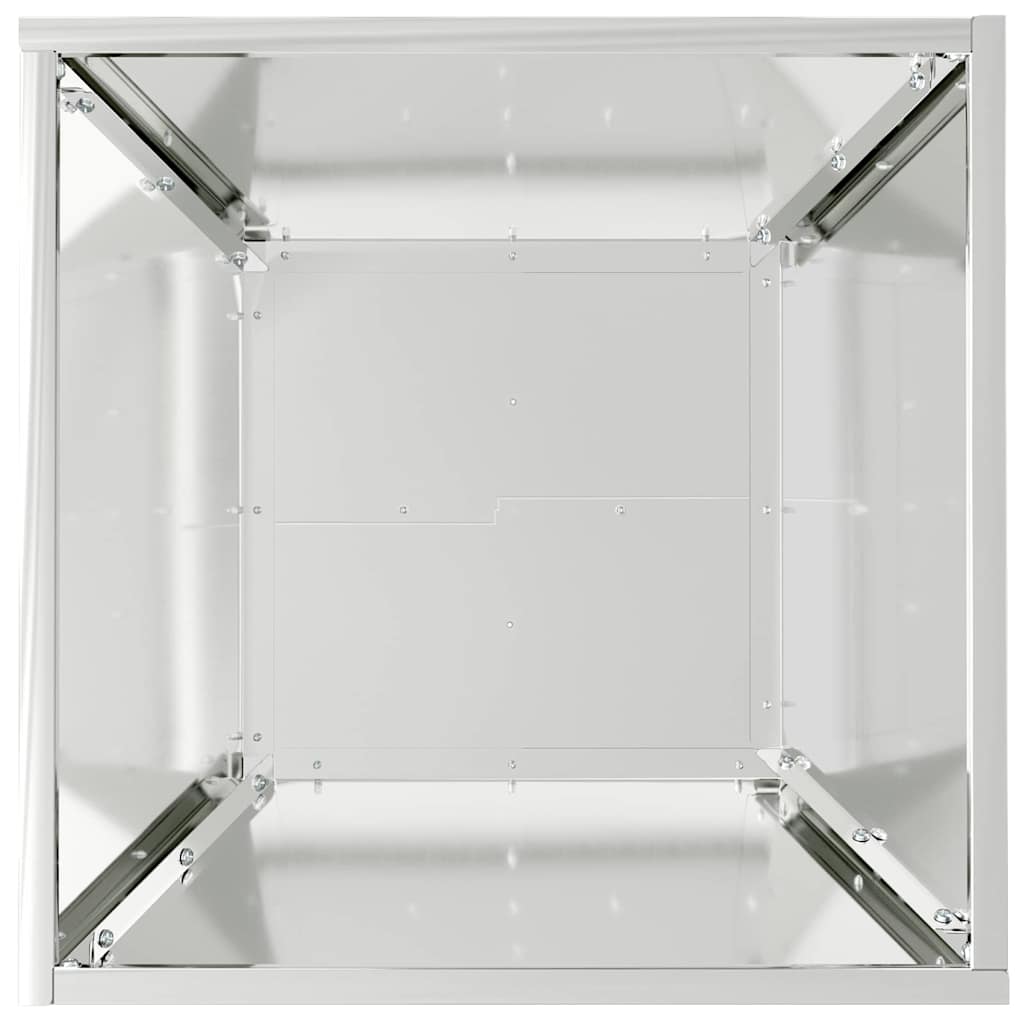 Tuin Kom Plantenbakken Set van 5 40x40x15 cm Gegalvaniseerd Staal