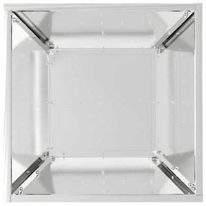 Tuin Kom Plantenbakken Set van 5 40x40x15 cm Gegalvaniseerd Staal