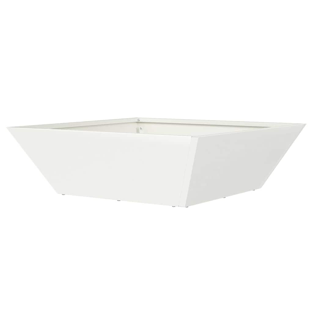 Plastic Plantenbak 5 pcs Wit 50 x 50 x 15 cm Staal