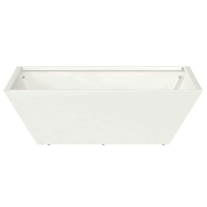 Plastic Plantenbak 5 pcs Wit 50 x 50 x 15 cm Staal