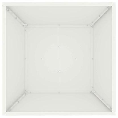 Plastic Plantenbak 5 pcs Wit 50 x 50 x 15 cm Staal