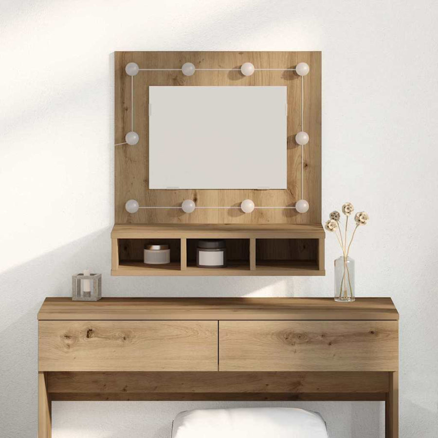 Spiegelkast Artisan Eiken 60 x 31,5 x 62 cm Bewerkt hout