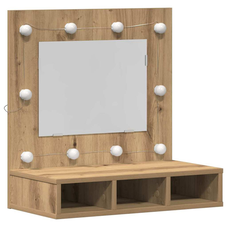 Spiegelkast Artisan Eiken 60 x 31,5 x 62 cm Bewerkt hout