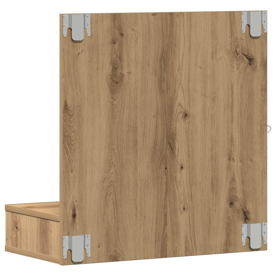Spiegelkast Artisan Eiken 60 x 31,5 x 62 cm Bewerkt hout