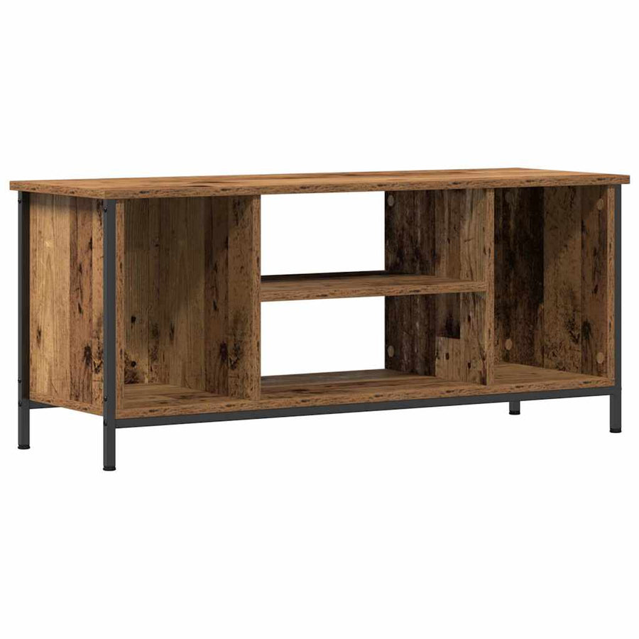 TV-kast Oud Hout 102 x 35 x 45 cm Bewerkt hout
