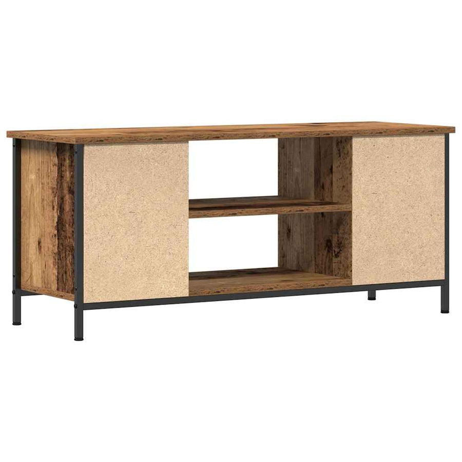 TV-kast Oud Hout 102 x 35 x 45 cm Bewerkt hout