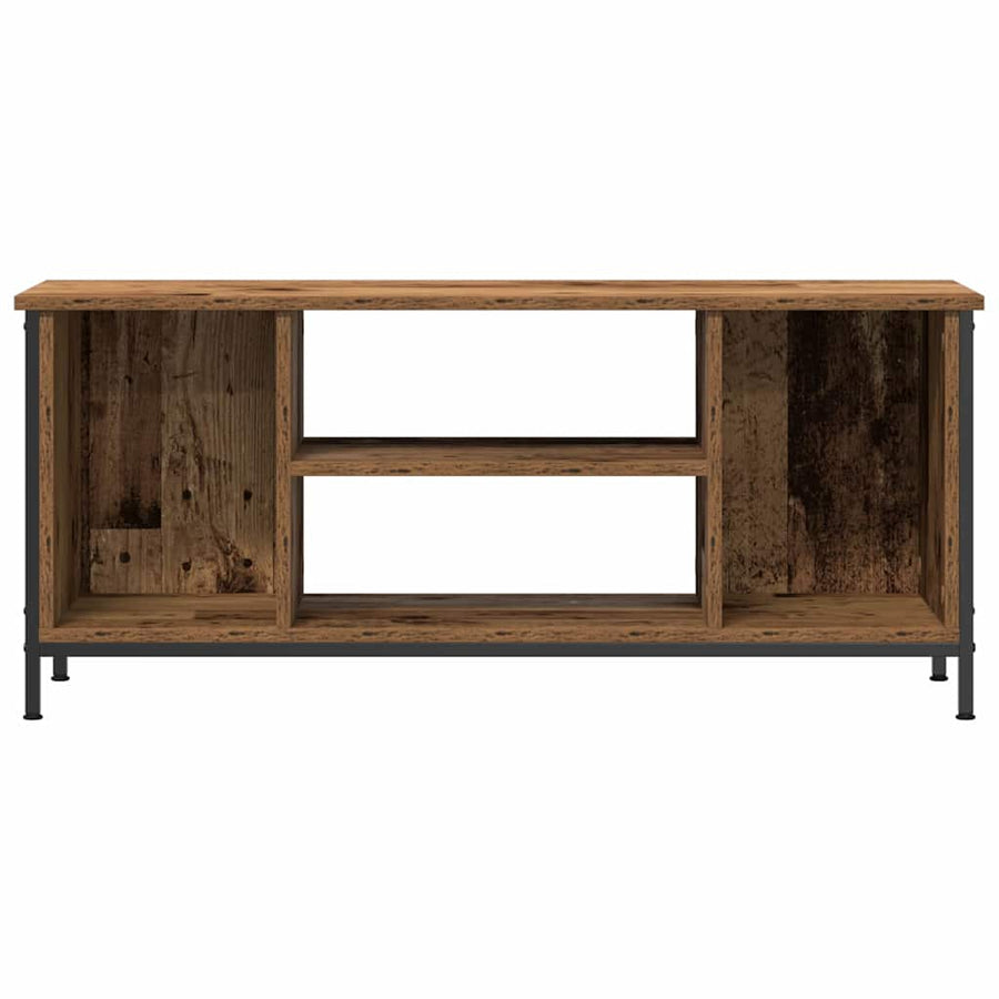 TV-kast Oud Hout 102 x 35 x 45 cm Bewerkt hout