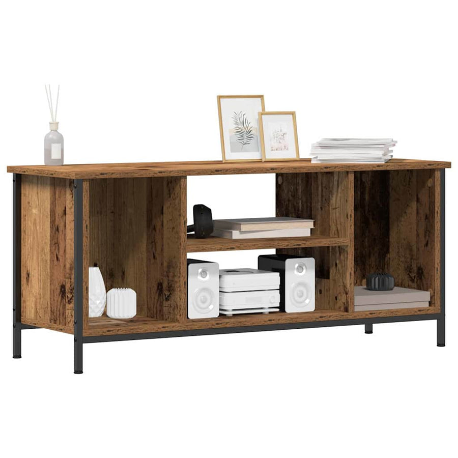 TV-kast Oud Hout 102 x 35 x 45 cm Bewerkt hout