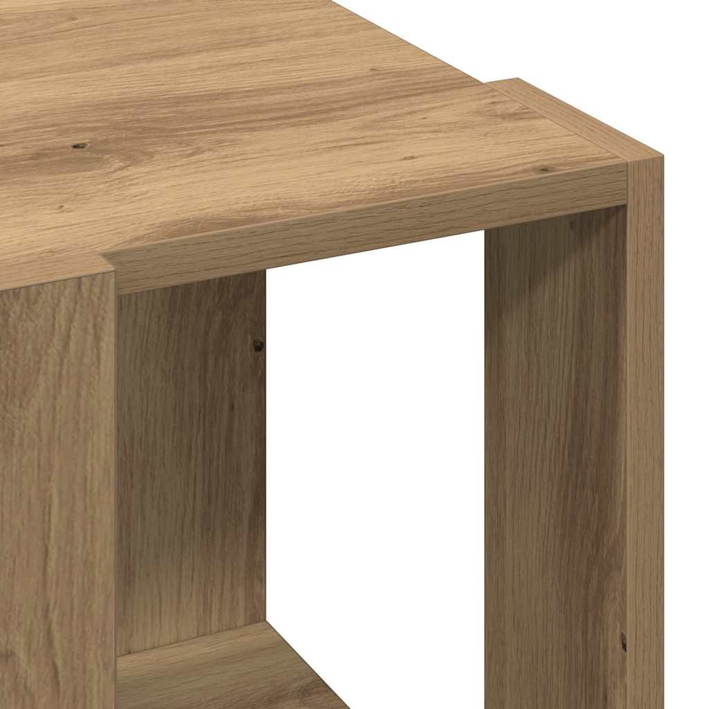 Salontafel Artisan Eiken 32 x 32 x 30 cm Bewerkt hout