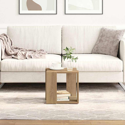 Salontafel Artisan Eiken 32 x 32 x 30 cm Bewerkt hout