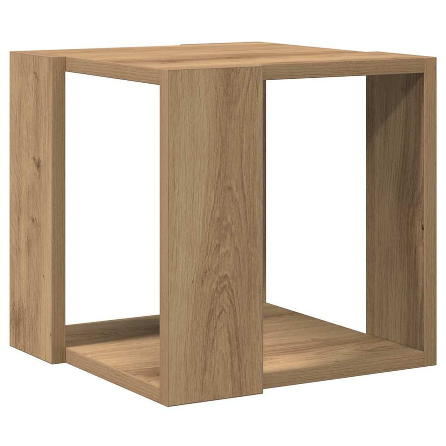 Salontafel Artisan Eiken 32 x 32 x 30 cm Bewerkt hout